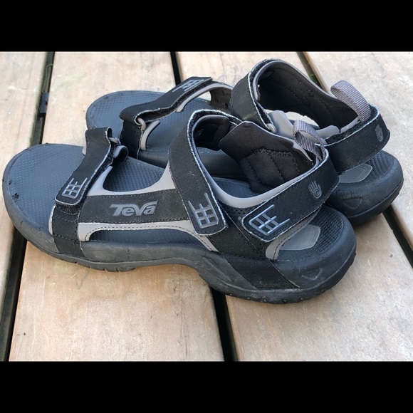 Teva Minam Men’s Black Sport Sandals Size 10 - Picture 6 of 11